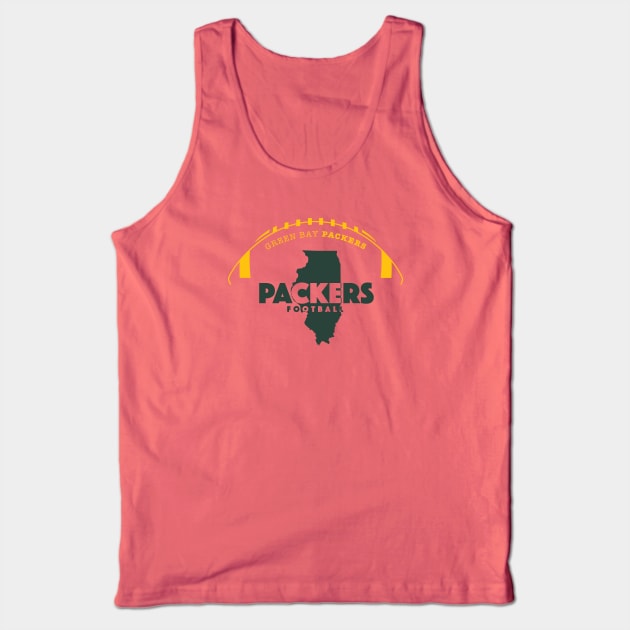 Green Bay Packers Tank Top by Crome Studio